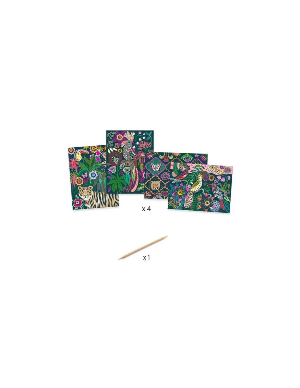 Djeco Cartes à gratter Rococo - New