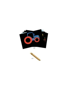 Djeco Cartes à gratter Véhicules à découvrir - Hot
