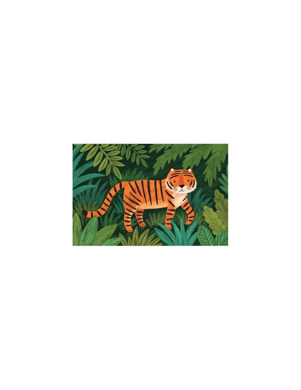 Lovely Paper by Djeco Cartes d'invitation Animaux de la Jungle - Djeco Clearance