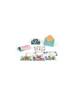 Lovely Paper by Djeco Cartes d'invitation Copines du jardin - Djeco New