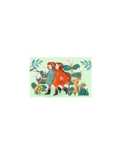 Lovely Paper by Djeco Cartes d'invitation Copines du jardin - Djeco New