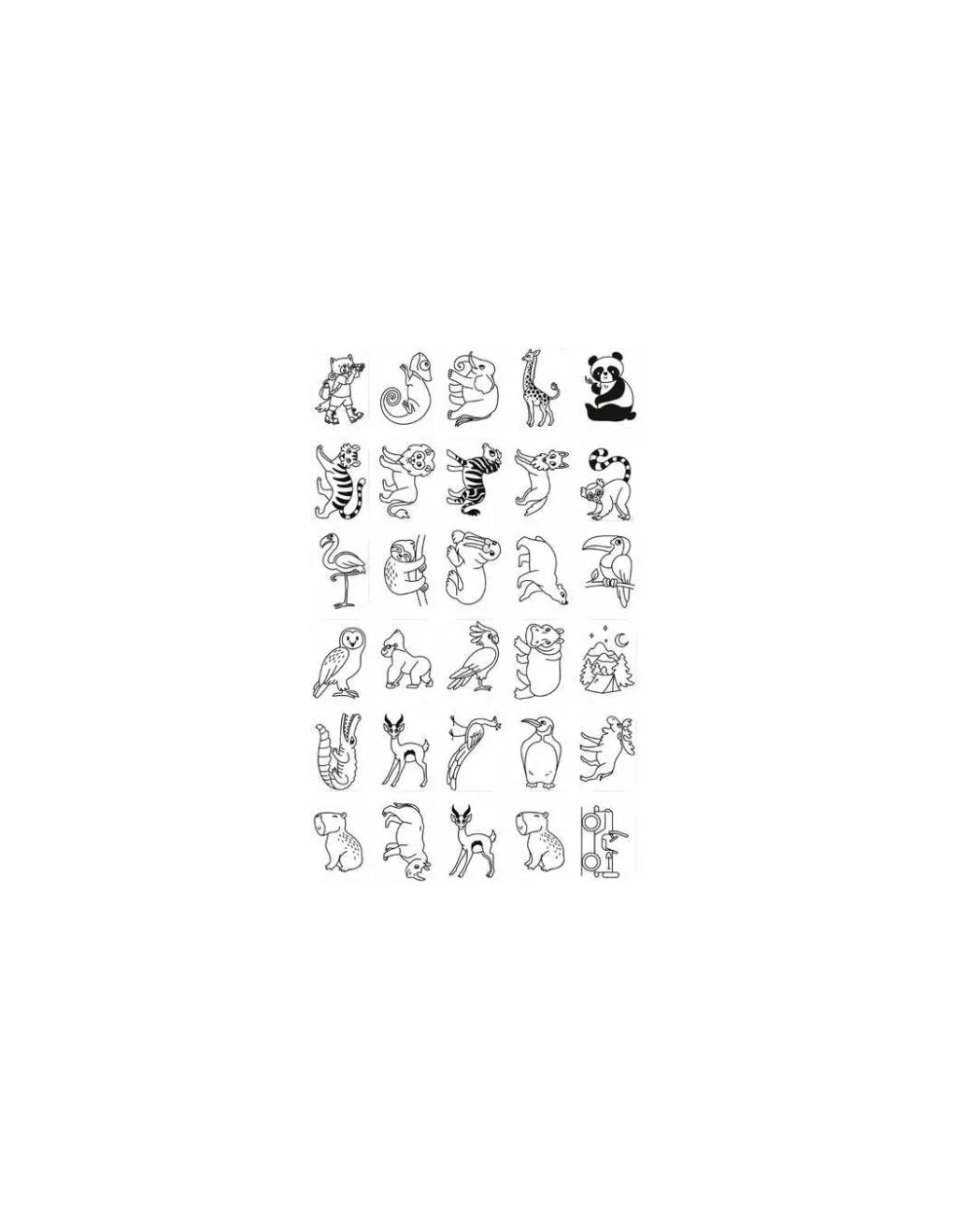 Kidywolf Cartes Kidydraw Mini Il était une fois et Animaux - Best