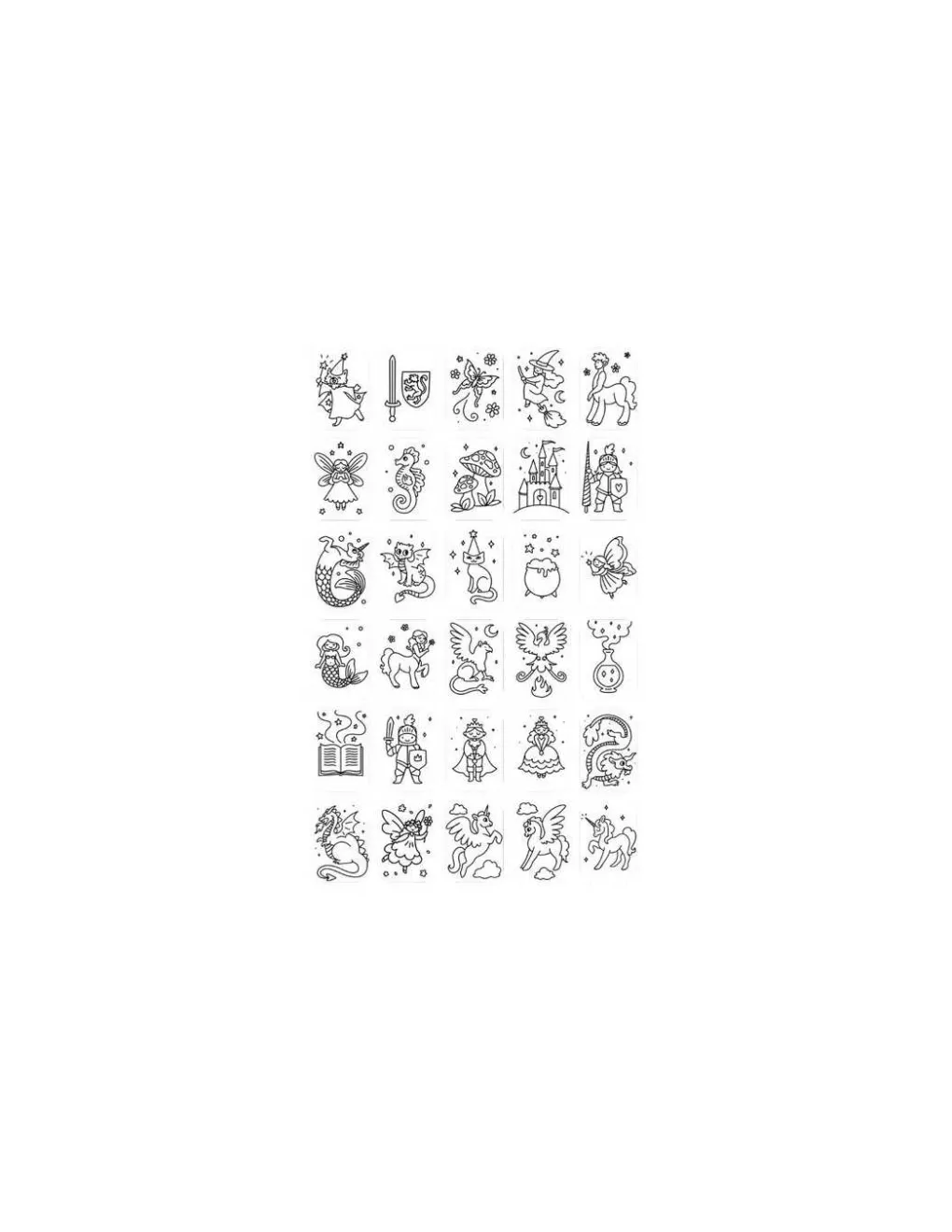 Kidywolf Cartes Kidydraw Mini Il était une fois et Animaux - Best