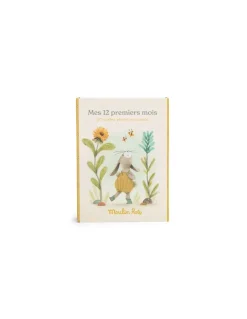 Moulin Roty Cartes Mes 12 premiers mois Trois Petits Lapins - Hot