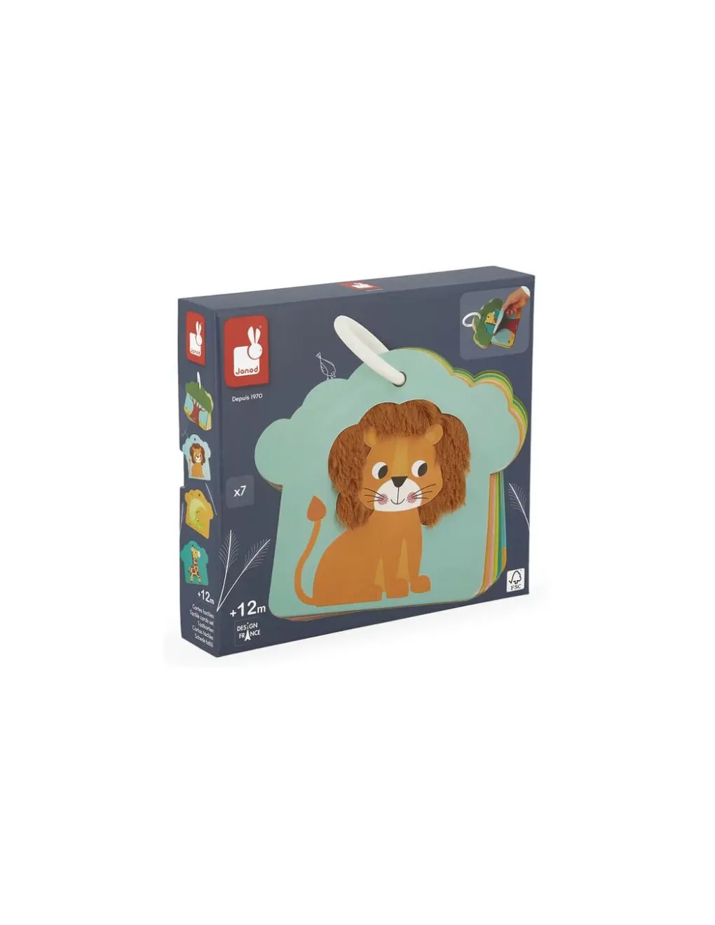 Janod Cartes tactiles Savane - Hot