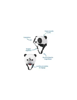 Micro Mobility Casque enfant Panda 3D taille XS - Outlet