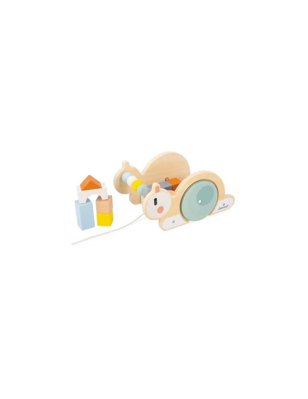 Janod Chariot cube Escargot Sweet Cocoon -