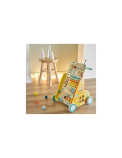 Janod Chariot de marche multi activités Tropik - Hot