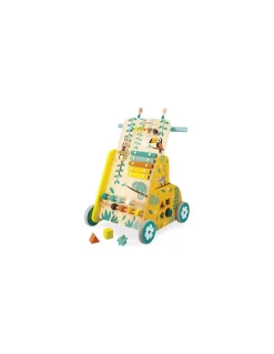 Janod Chariot de marche multi activités Tropik - Hot