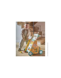 Janod Chariot de marche multi activités Tropik - Hot