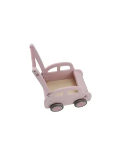 Little Dutch Chariot de marche voiture en bois Rose - Online