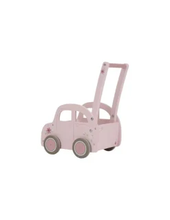 Little Dutch Chariot de marche voiture en bois Rose - Online