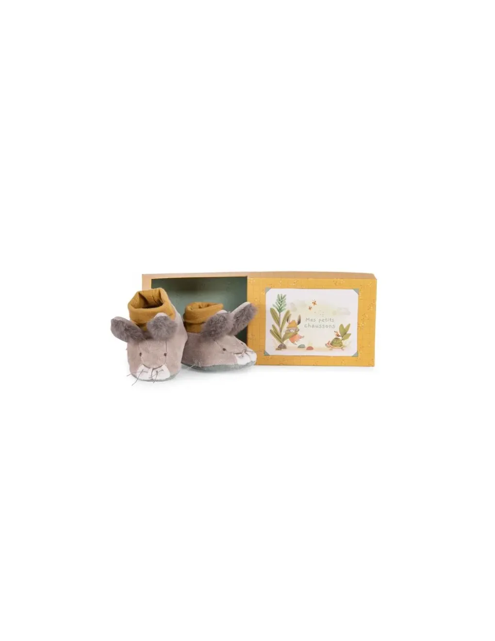 Moulin Roty Chaussons lapin Trois Petits Lapins - Discount