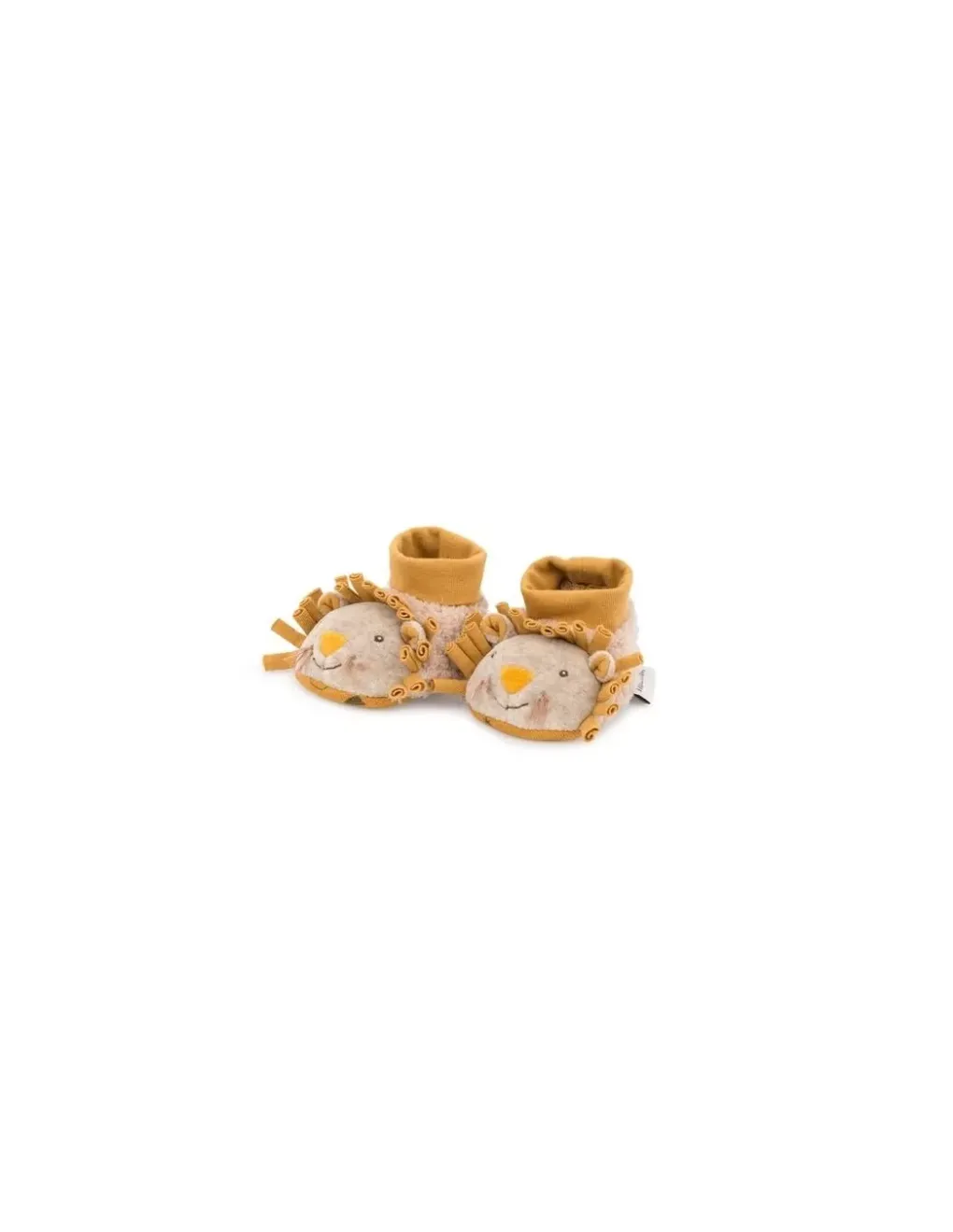 Moulin Roty Chaussons lion Sous mon baobab - Discount