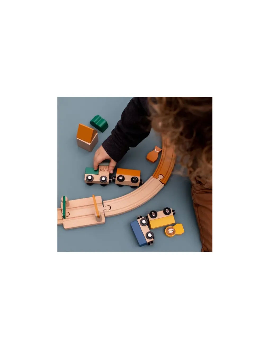 Trixie Chemin de fer en bois -