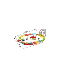 Hape Toys Chemin de fer puzzle arc en ciel - Hape Best