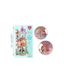 Djeco Château de princesse Arty Toys Ze Princesses Tower - Clearance