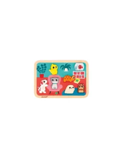 Janod Chunky puzzle Les animaux familiers - Hot