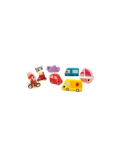 Janod Chunky puzzle Les véhicules - Discount