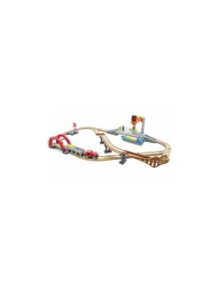 Hape Toys Circuit de train de cargaison avec port maritime - Hape Clearance