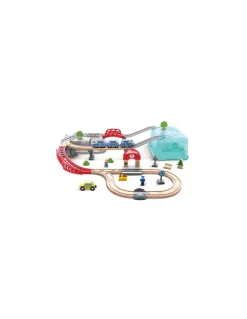 Hape Toys Circuit de train Ville 2 en 1 - Hape Outlet