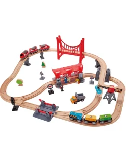 Hape Toys Circuit de train ville animée - Hape Sale