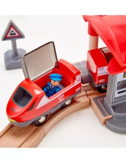 Hape Toys Circuit de train ville animée - Hape Sale
