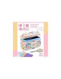 Djeco Coffre à décorer Précieux trésors - Do it Yourself - Sale
