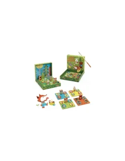 Djeco Coffret 4 jeux Ludo Wood - Sale