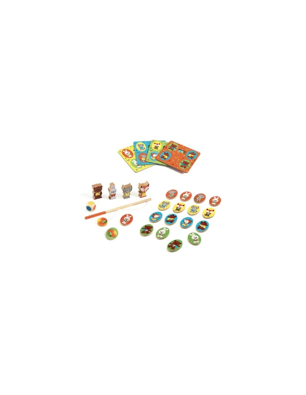 Djeco Coffret 4 jeux Ludo Wood - Sale