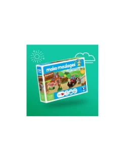Mako creations Coffret 5 moules Bienvenue à la ferme - Mako moulages