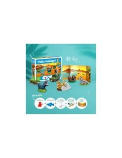 Mako creations Coffret 6 moules destination savane - Mako moulages New