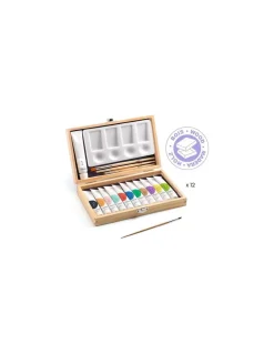 Djeco Coffret d'artiste 12 gouaches - Best