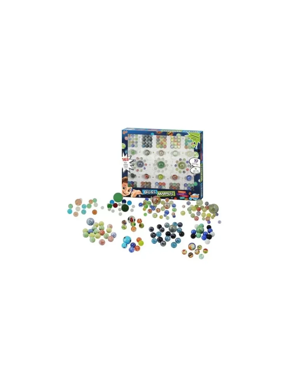 Buki France Coffret de 163 billes - Buki Clearance