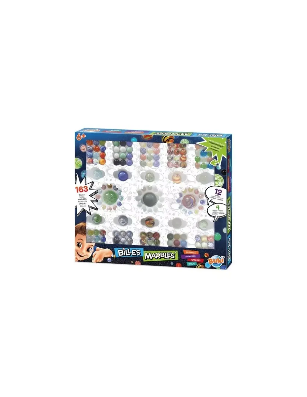 Buki France Coffret de 163 billes - Buki Clearance