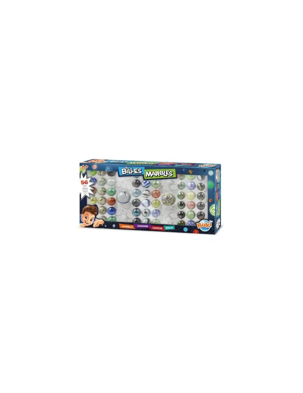 Buki France Coffret de 56 billes - Buki Clearance