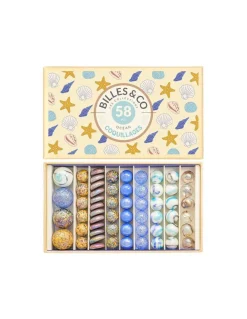 Billes and Co Coffret de 58 billes Coquillages - Billes & Co Outlet