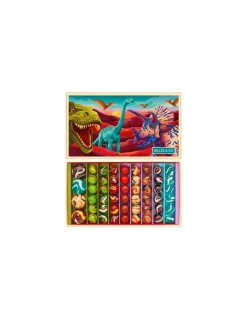 Billes and Co Coffret de 52 billes Dinosaures - Billes & Co Discount