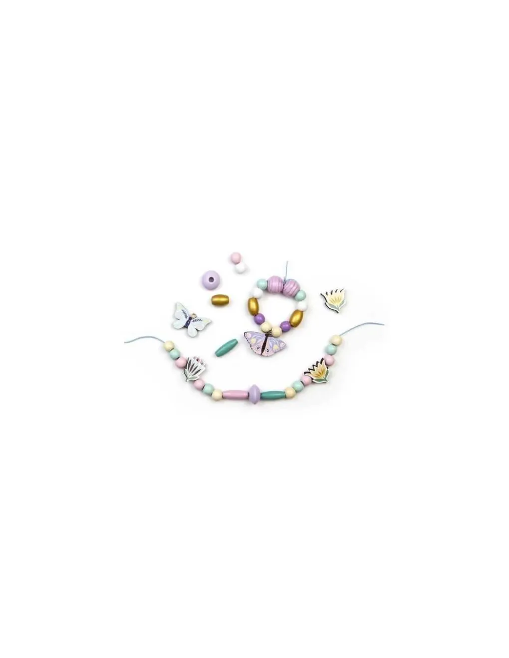 Sycomore Coffret de perles en bois Papillon - Clearance