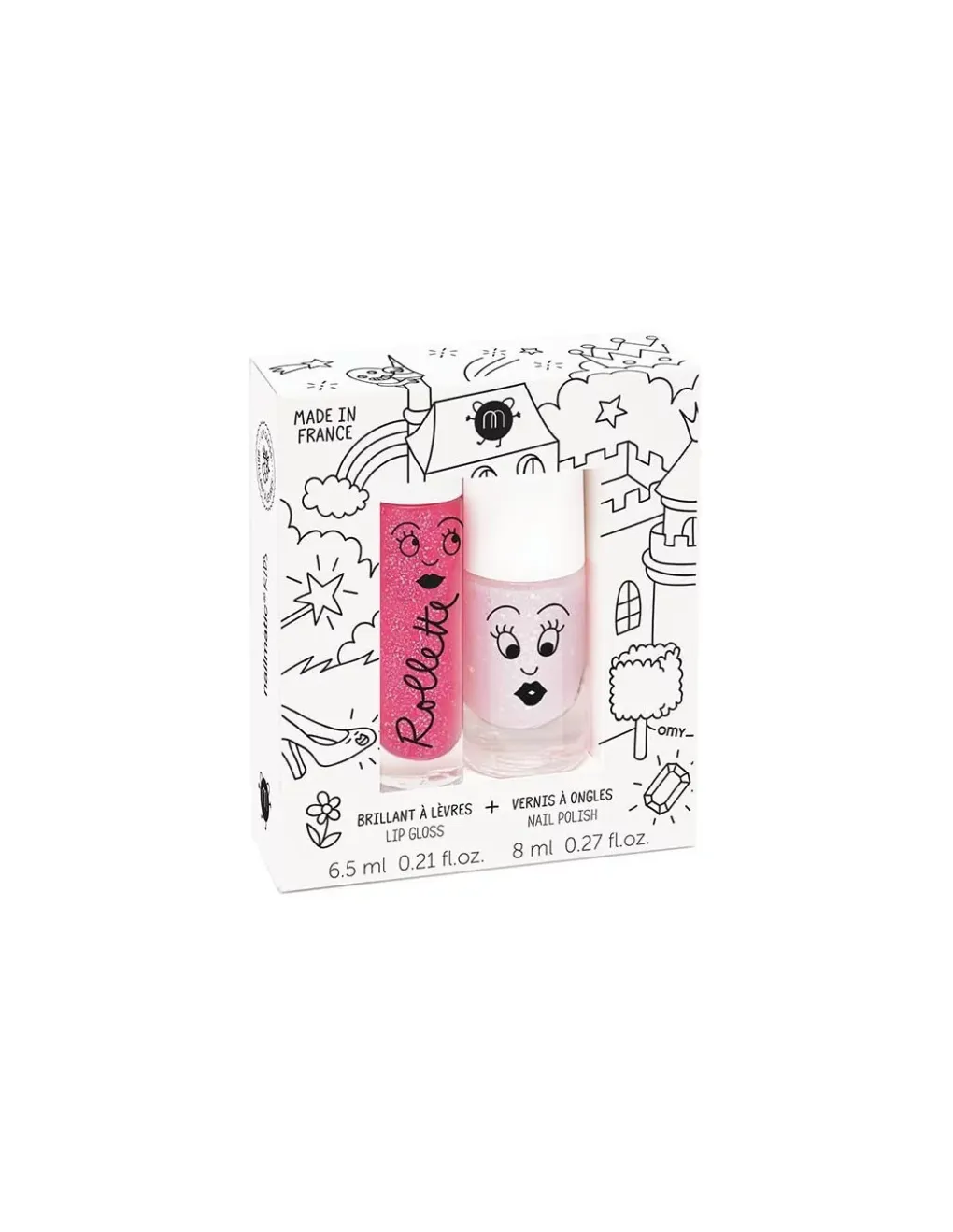 nailmatic KIDS Coffret FAIRYTALES vernis et brillant à lèvres New