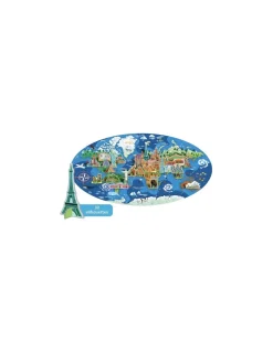 Sassi junior Coffret livre et puzzle les monuments du monde - Sassi Clearance
