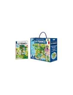 Sassi junior Coffret livre et puzzle La France - Sassi Online