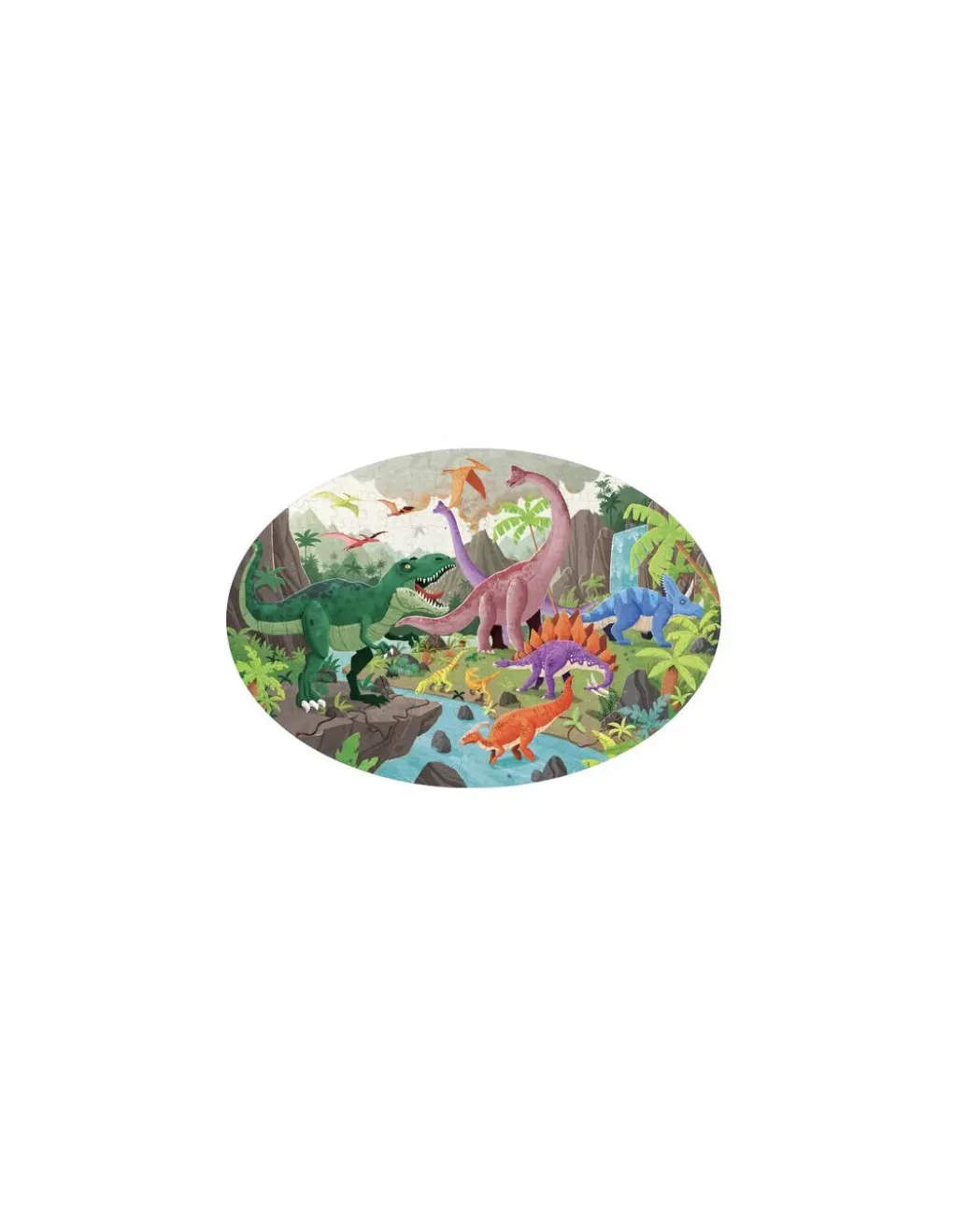 Sassi junior Coffret livre et puzzle Les dinosaures - Sassi Best