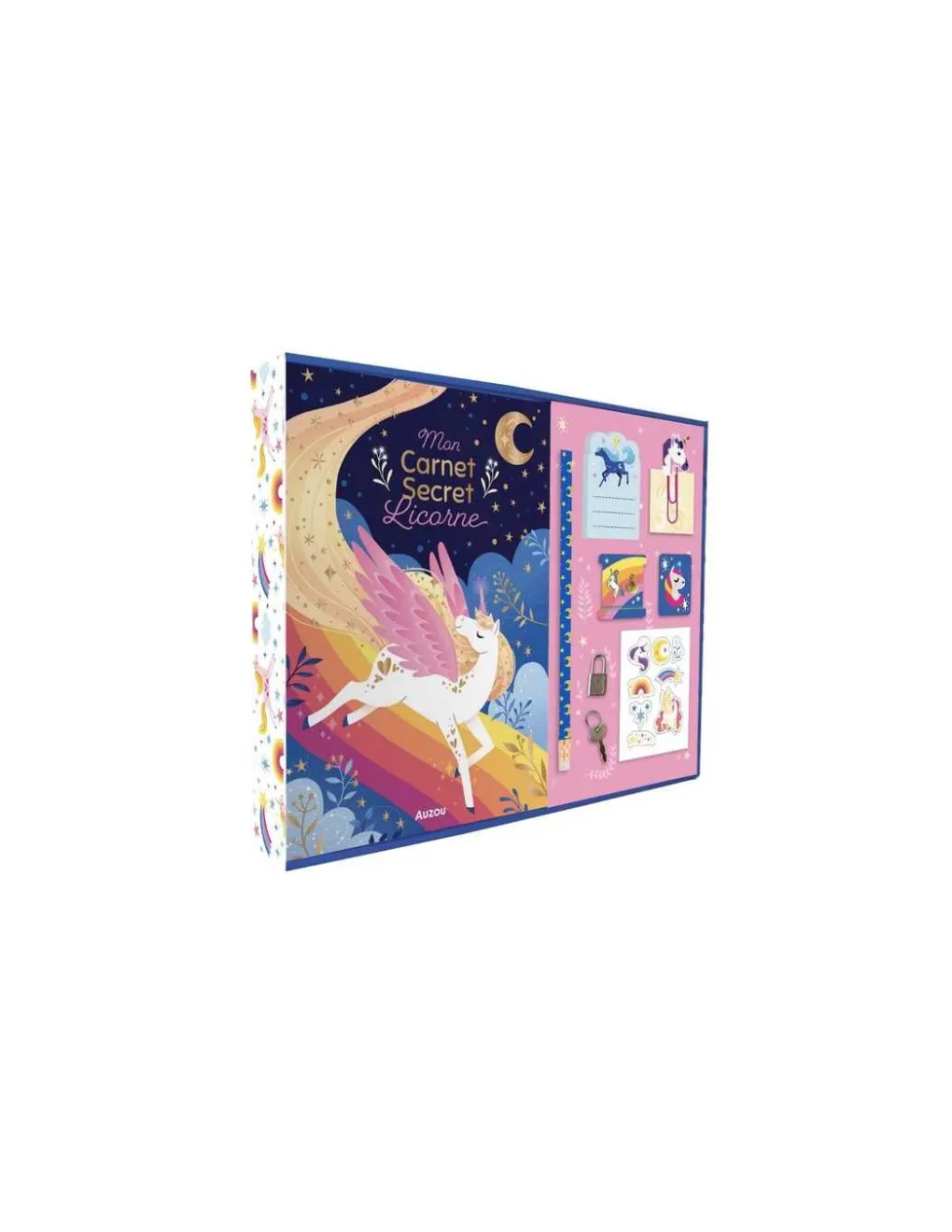 Auzou Coffret Mon carnet secret Licorne - Discount