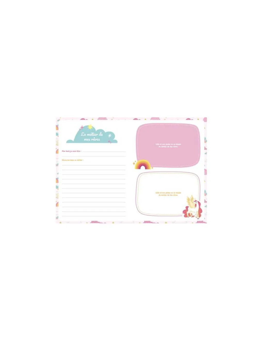 Auzou Coffret Mon carnet secret Licorne - Discount
