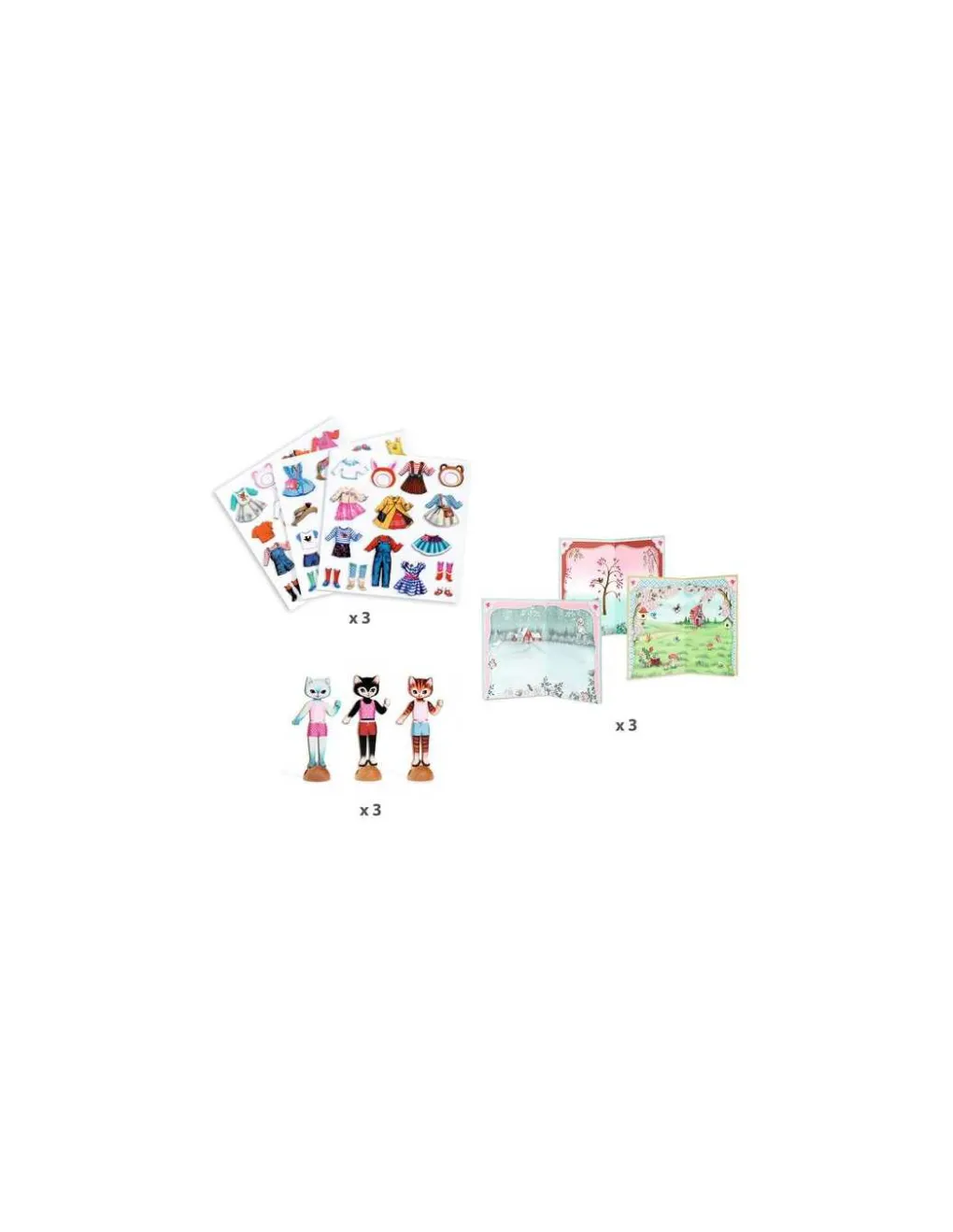 Djeco Collage little dressing -