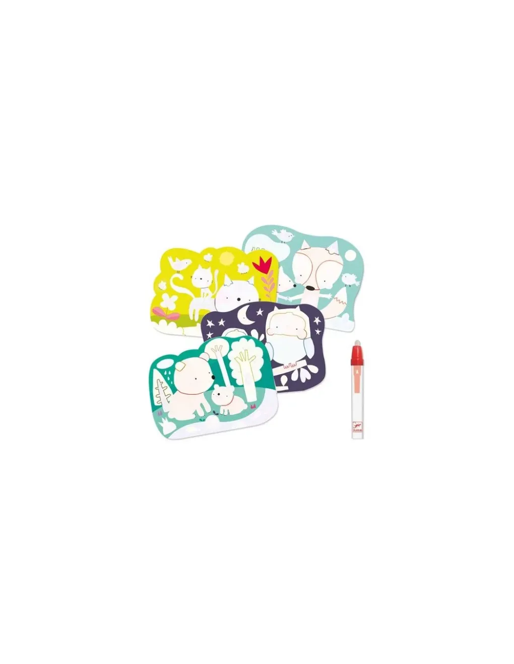 Djeco Coloriage à l'eau caché dans les bois - Hot