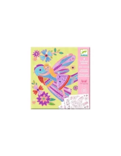 Djeco Coloriages brillants Petites ailes - New