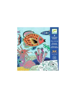 Djeco Coloriages brillants Sous la mer - Sale