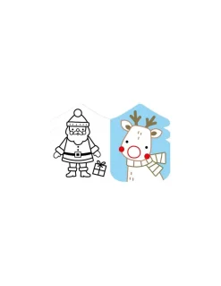 Auzou Coloriages fluos Noël - Sale